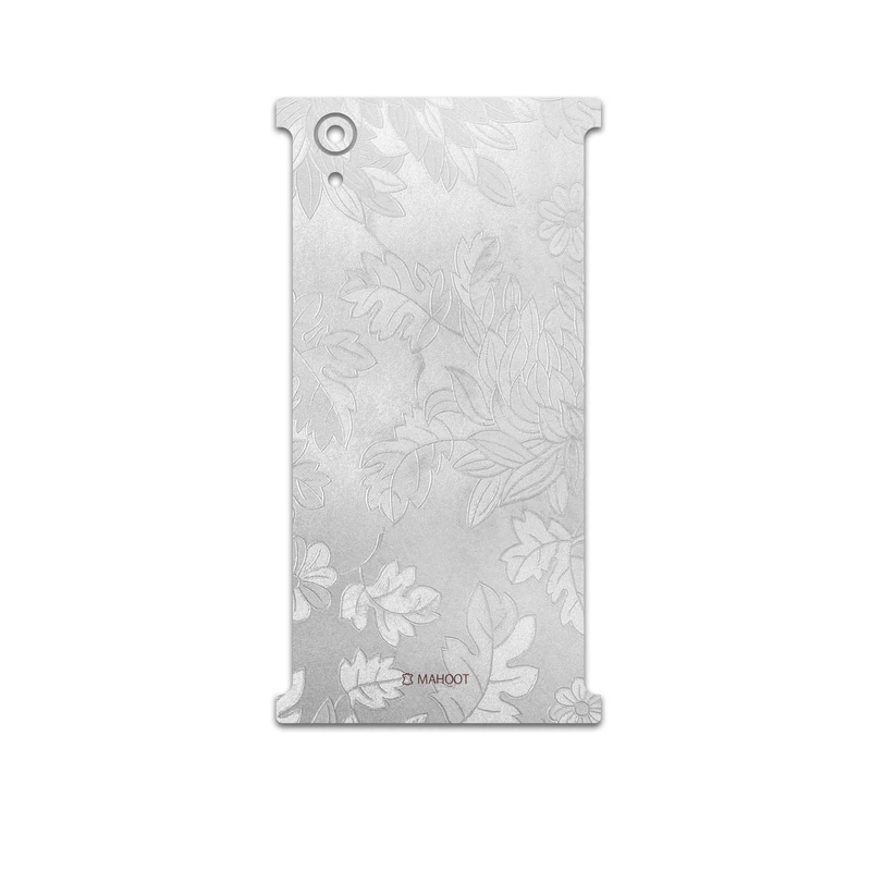 برچسب پوششی ماهوت مدل Silver-Wildflower مناسب برای گوشی موبایل سونی Xperia XA1 Plus