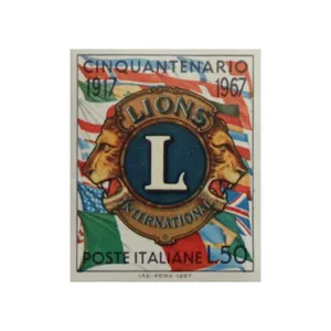 تمبر یادگاری مدل لاینز ایتالیا 