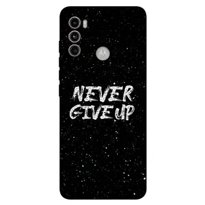 Megafone Never give up 1871 Cover For Motorola Moto G60