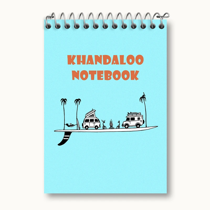 دفتر یادداشت 50 برگ خندالو طرح کمپینگ (Camping) کد N5821