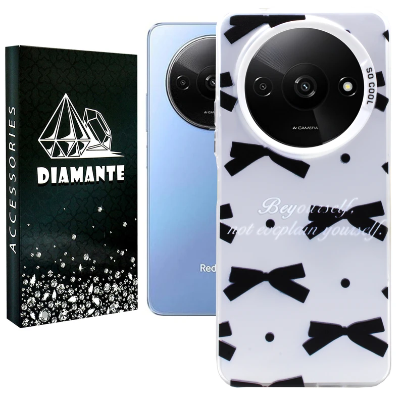 کاور دیامانته مدل Papillon Bk مناسب برای گوشی موبایل شیائومی Redmi A3