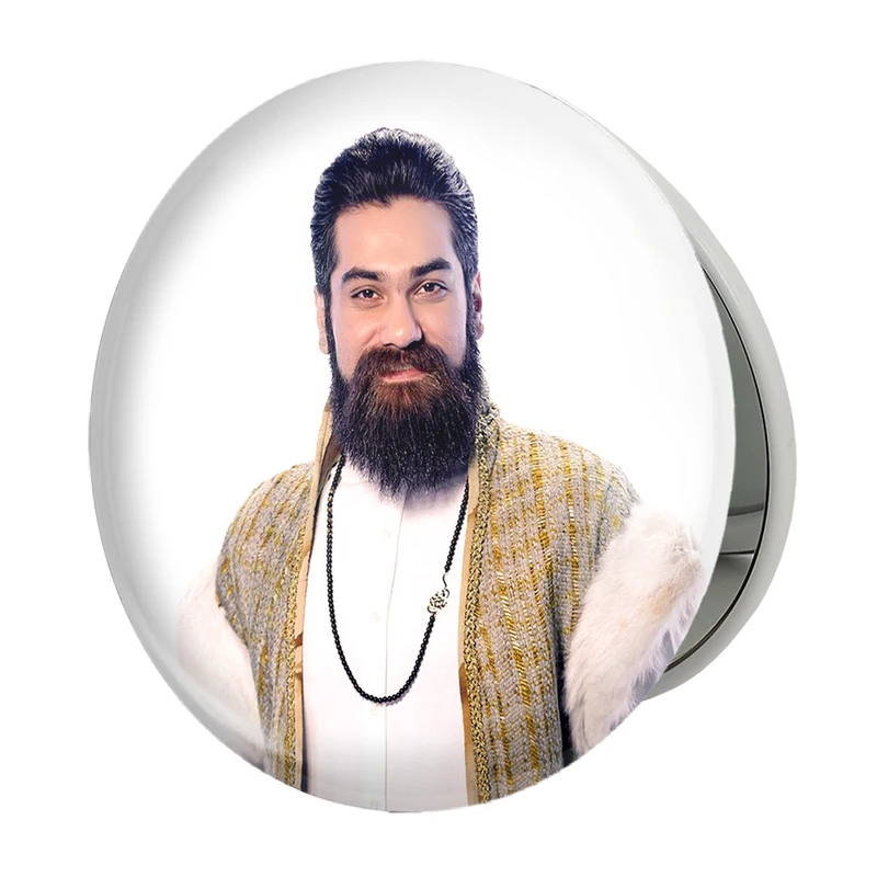 آینه جیبی خندالو طرح علی زندوکیلی مدل تاشو کد 4039 