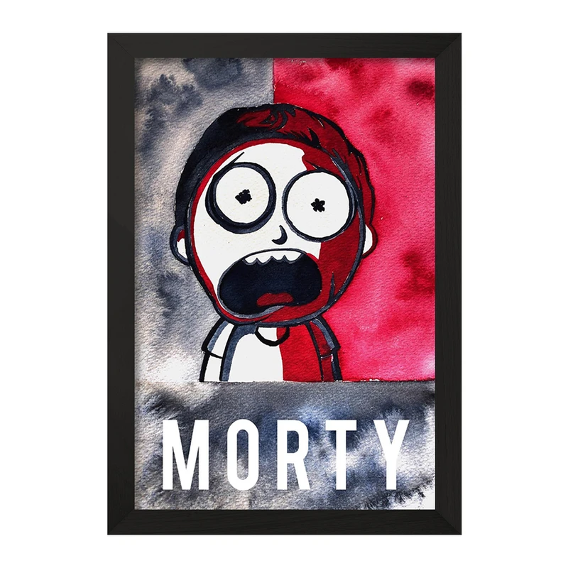 تابلو خندالو مدل مورتی (Morty) کد F11443