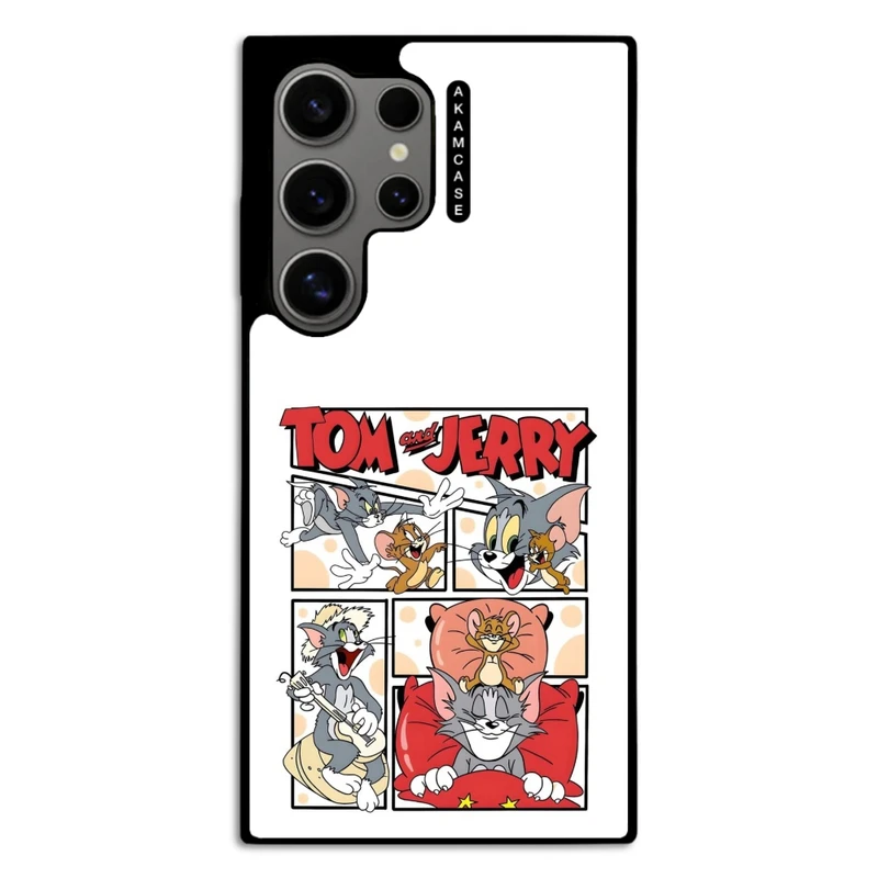 کاور آکام مدل AMC-WSGS24U-TOM & JERRY13 مناسب برای گوشی موبایل سامسونگ Galaxy S24 Ultra