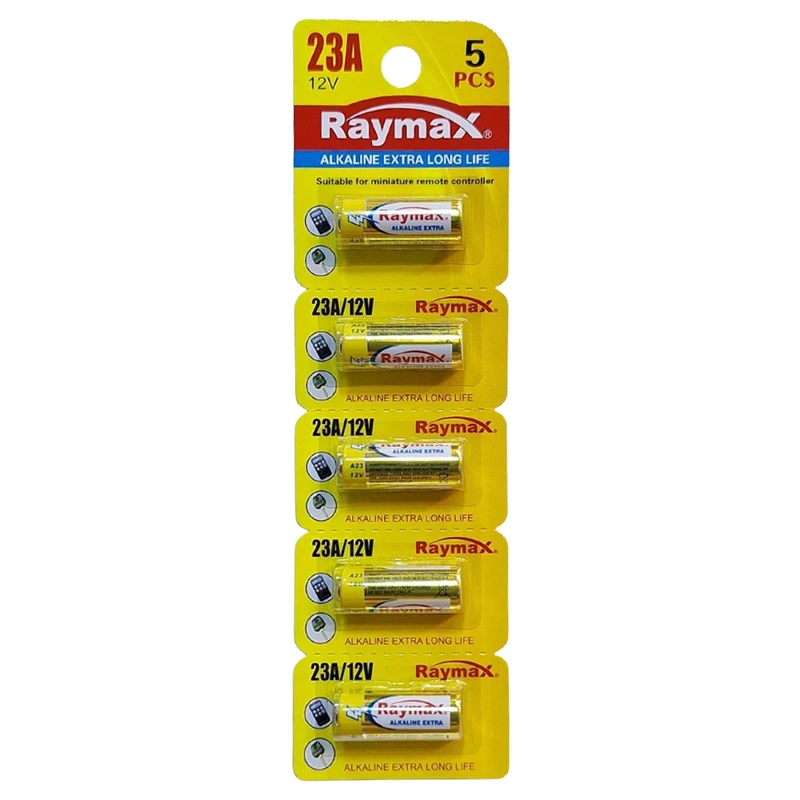 باتری 23A رایمکس مدل Alkalone extra long life بسته ۵ عددی