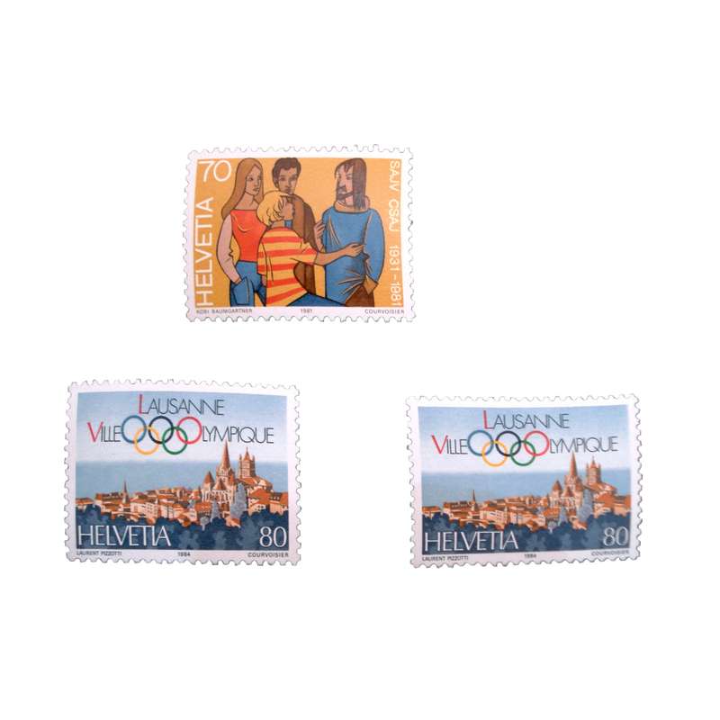 تمبر یادگاری مدل ملل کد DS1753 مجموعه 3 عددی