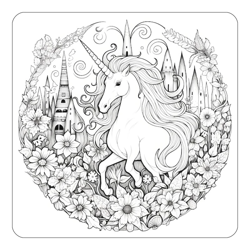 مگنت کاکتی طرح اسب تک شاخ و یونیکورن مدل mp32574