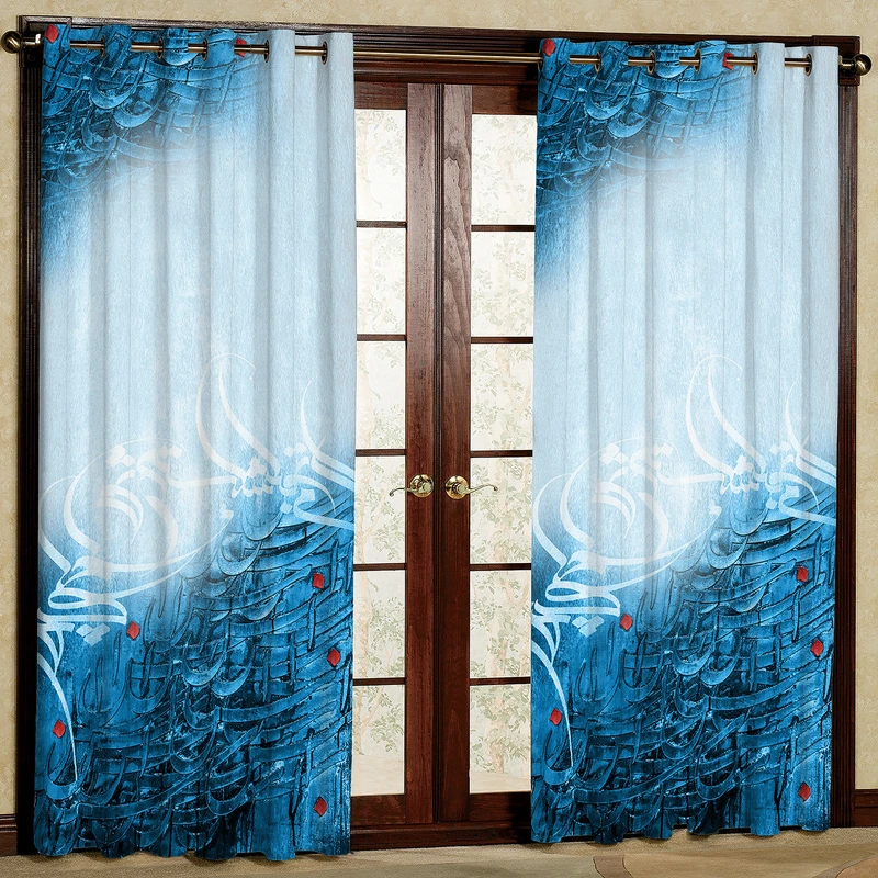 پرده مدل شعر هازان پانچی کد 4307 سایز 140x200 سانتی متر