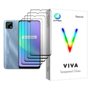 Junbo Viva Glass MIX004 Screen Protector For Realme C25 Pack Of 4
