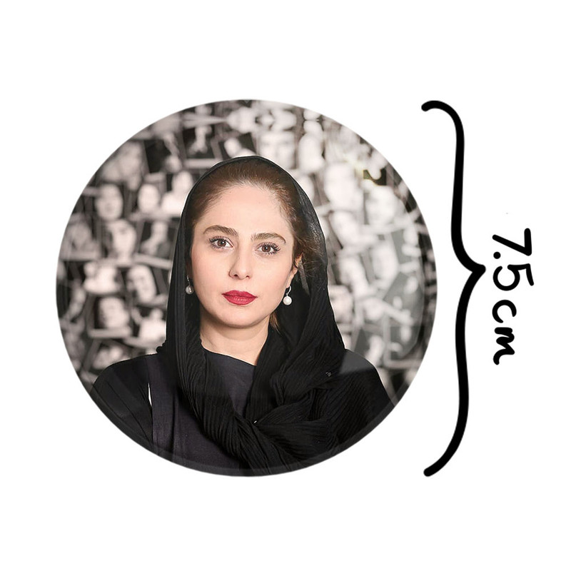 آینه جیبی خندالو مدل رعنا آزادی ور  کد 6236