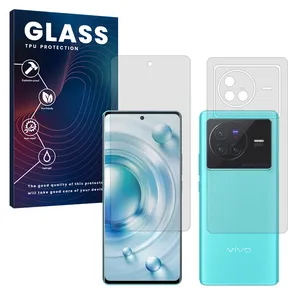 Glass Resistant model matte screen protector suitable for Vivo X80 mobile phone along with the back protector