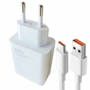 شارژر دیواری 33 وات توربومدل Poco x3 pro به همراه تبدیل USB-C