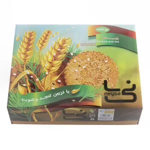 بیسکویت با تزئین شوید و کنجد نی سا - 4500 گرم 