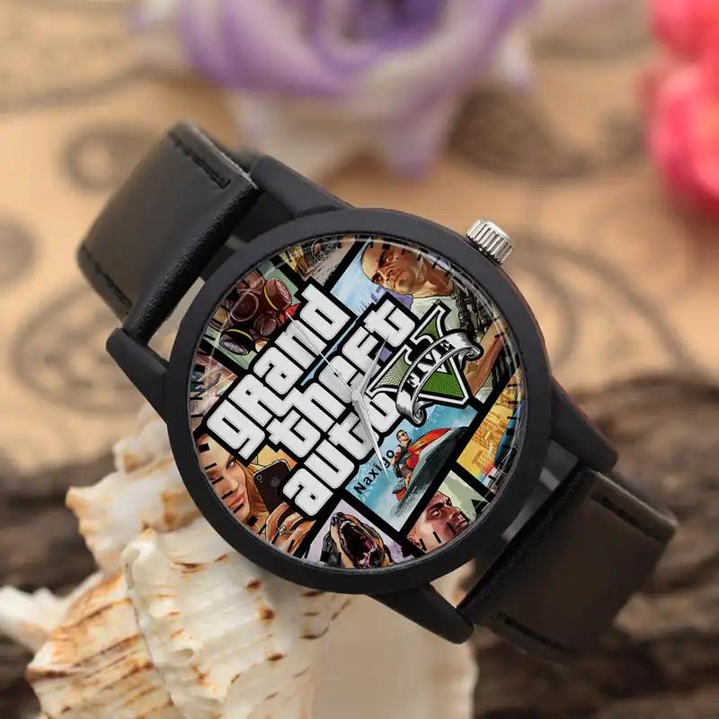 ساعت مچی عقربه ای ناکسیگو مدل GTAV کد LF6765