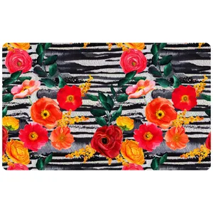 پادری طرح گل ها مدل 3506 سایز 46×76 سانتی متر