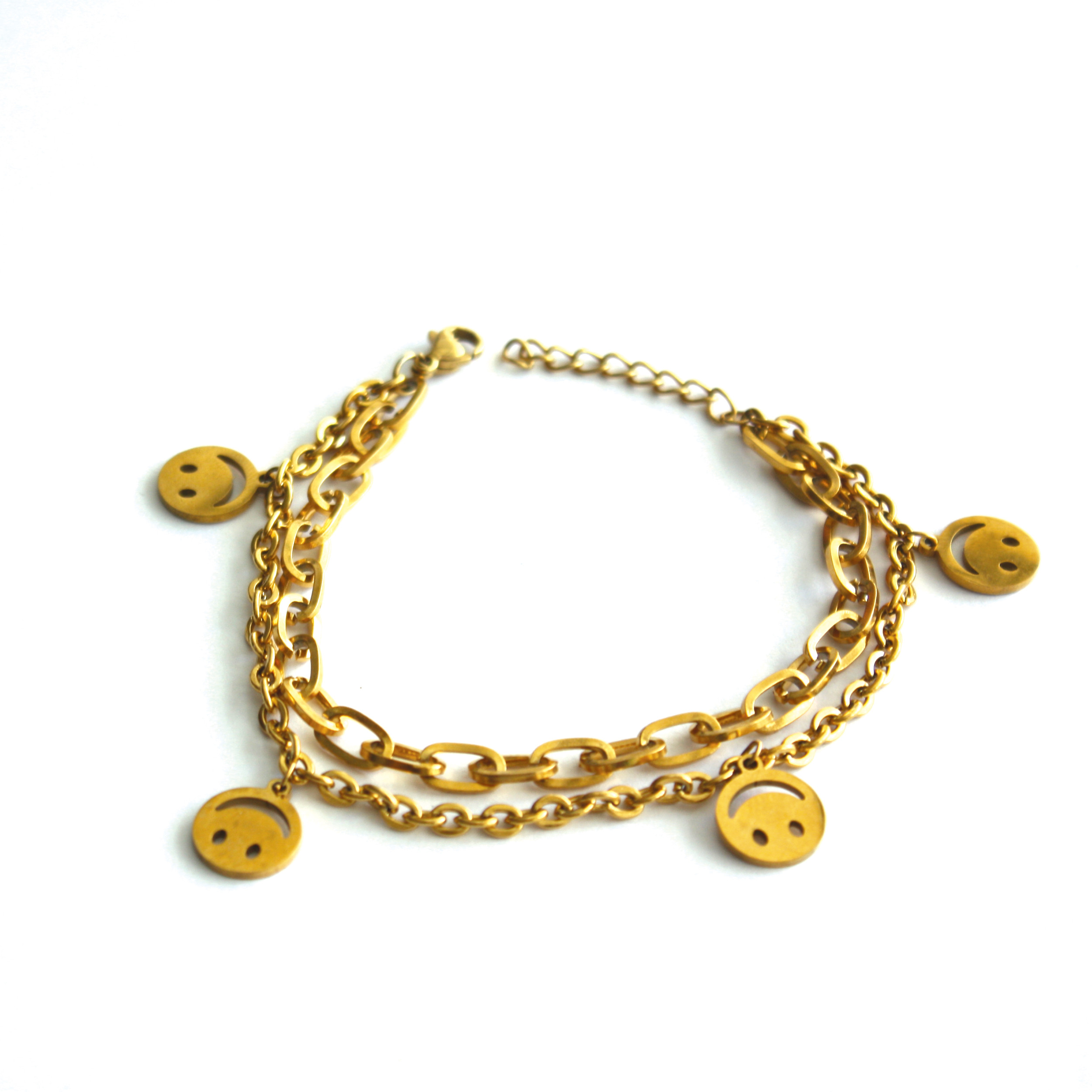 دستبند زنانه مدل لبخند