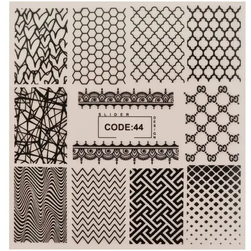 لنز ناخن مدل CODE44