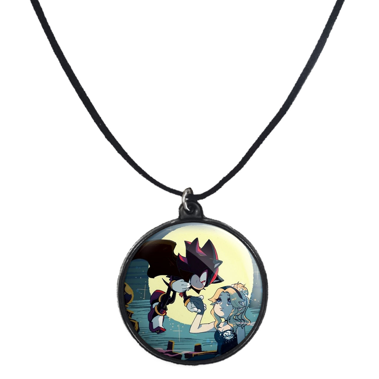 گردنبند پرمانه طرح سونیک کد pmb.14901 مدل دو طرفه