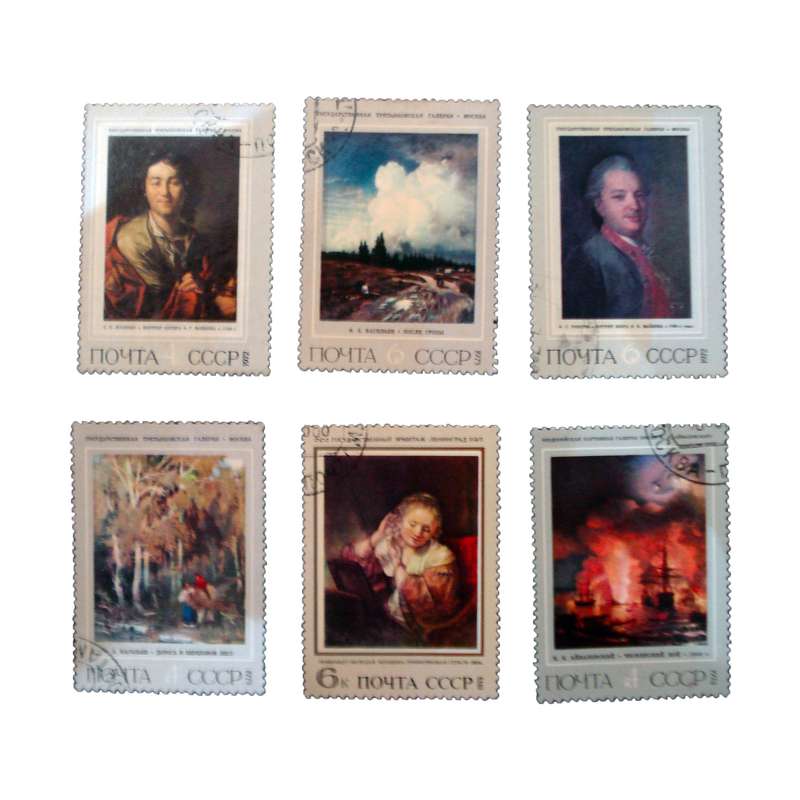 تمبر یادگاری مدل ملل کد bc-1791 مجموعه 6 عددی