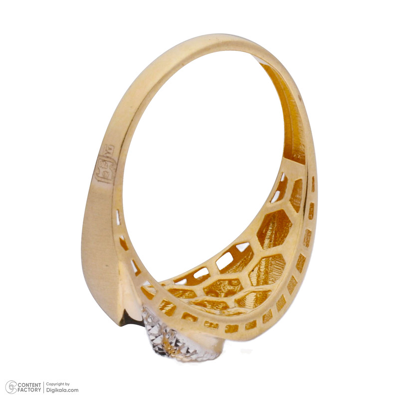 انگشتر طلا 18 عیار زنانه طلای مستجابی مدل 20160
