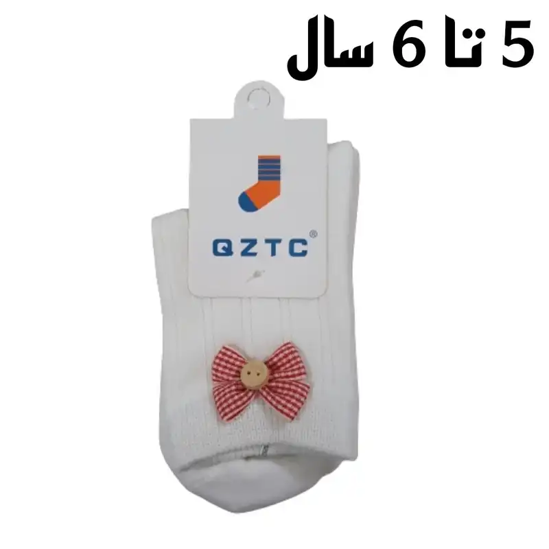 جوراب بچگانه مدل پاپیونی کد S912