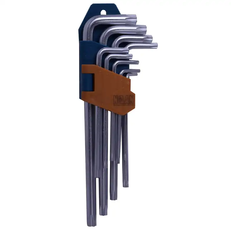 مجموعه 9 عددی آچار آلن ستاره ای نولان مدل T1050