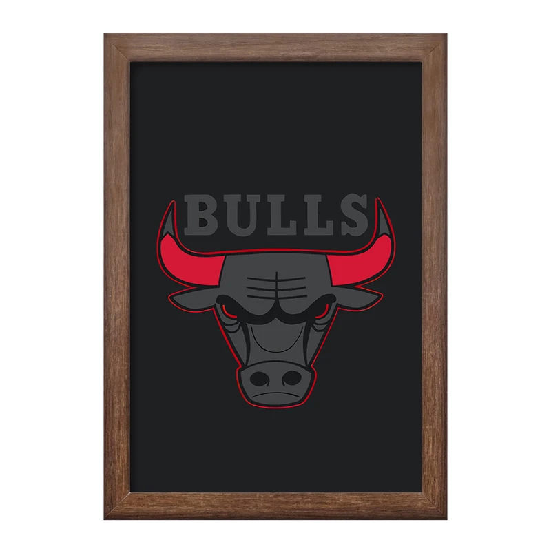 تابلو خندالو طرح شیکاگو بولز (Chicago Bulls) کد F6939