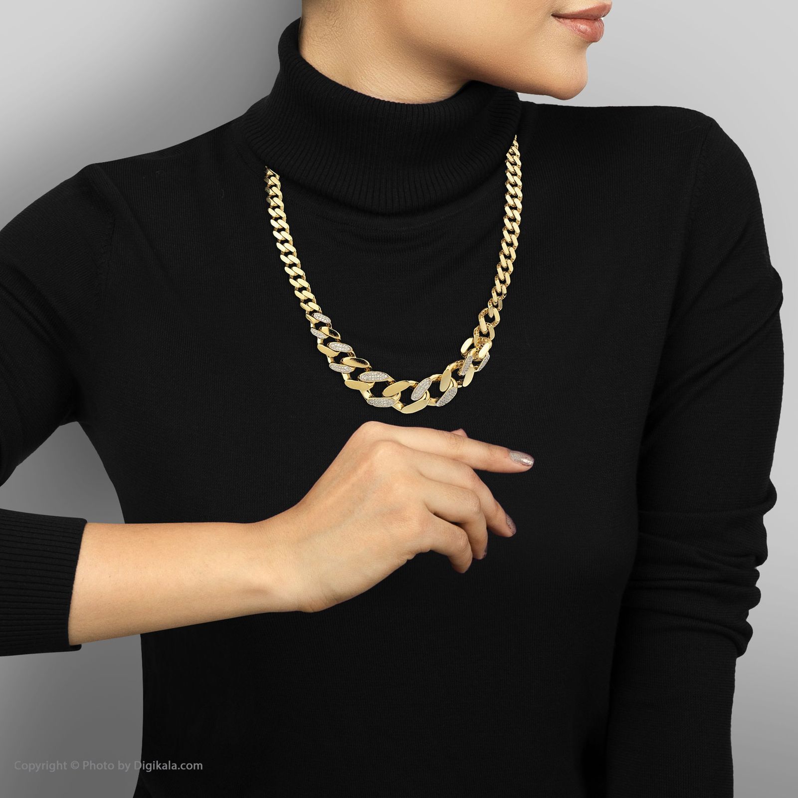 گردنبند طلا 18 عیار زنانه مایا ماهک مدل MM1343 -  - 5