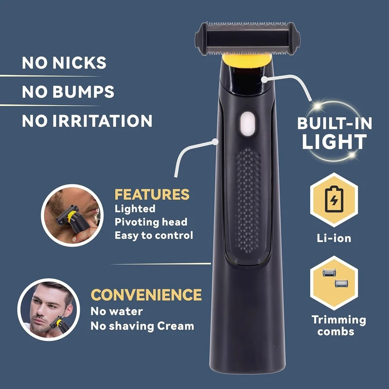 عکس شماره 8 : ماشین اصلاح موی بدن و صورت مدل full body