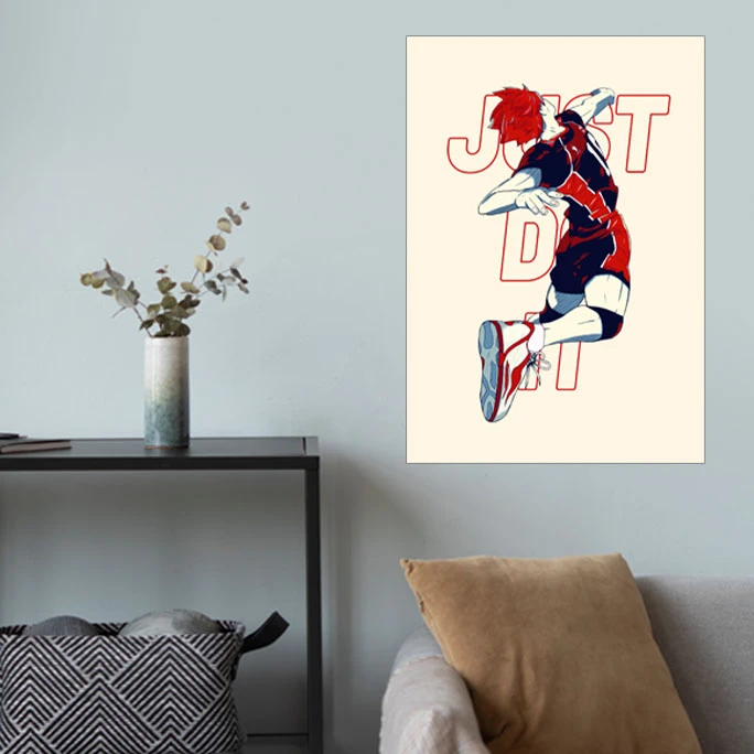 پوستر گوفی مدل هیناتا شویو انیمه والیبالی هایکیو کد JUST51