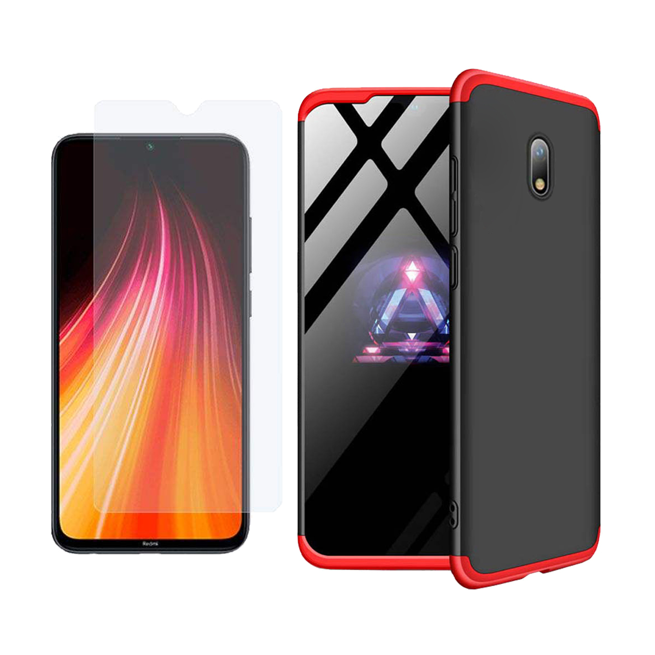 کاور ۳۶۰ درجه بلوفاکس مدل BFGK-BGM-1 مناسب برای گوشی موبایل شیائومی Redmi 8A به همراه محافظ صفحه نمایش