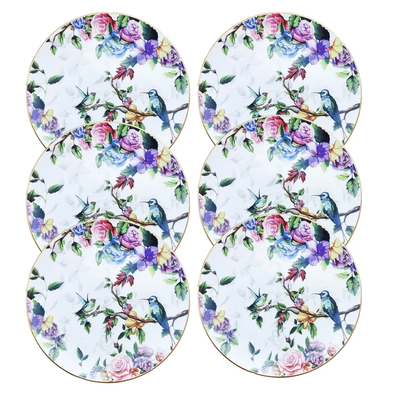 بشقاب غذاخوری گونول مدل BIRD_6 مجموعه 6 عددی