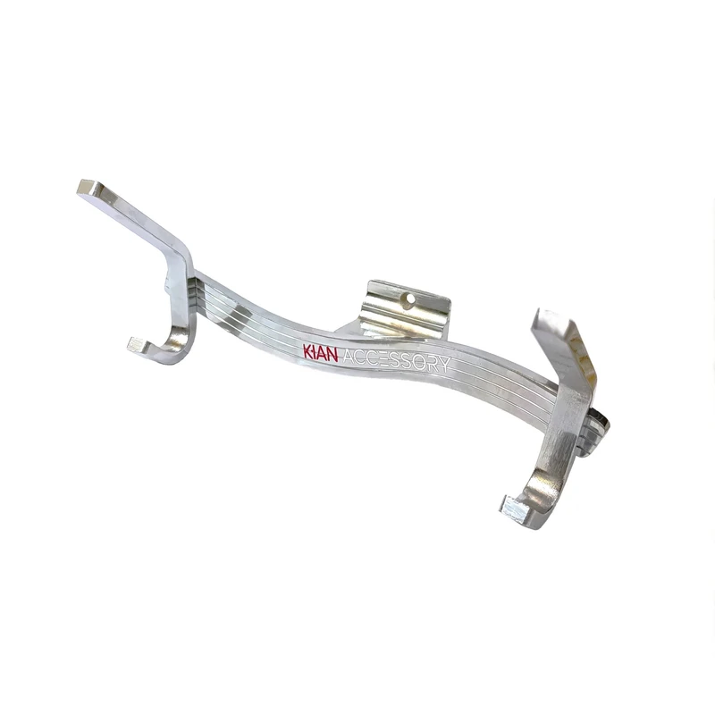 آویز لباس کیان اکسسوری مدل تک پایه دو شاخ کد ql12