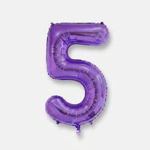 بادکنک فویلی مدل عدد 5
