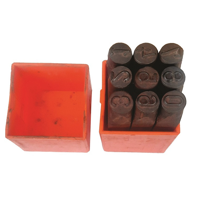 سنبه حروف کوب مدل چک اسلواکی CH100 مجموعه 9 عددی