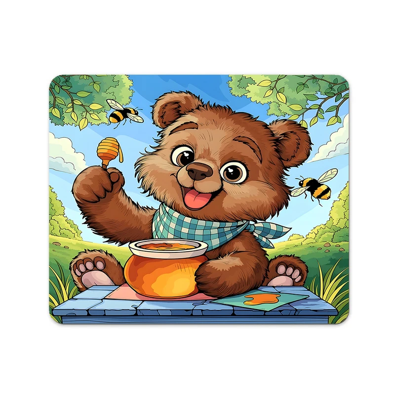 ماوس پد پاد آفرین مدل خرس کد DKMP149 سایز 24*19 سانتی متر