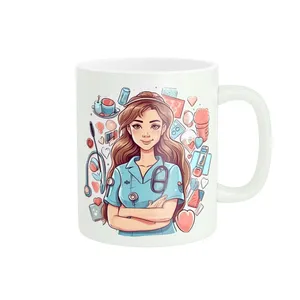 ماگ مدل فانتزی پرستار کد 1656