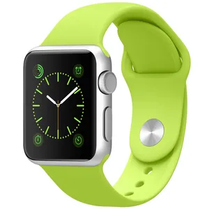 ساعت مچی هوشمند اپل واچ مدل 38mm Silver Aluminum Case With Green Sport Band