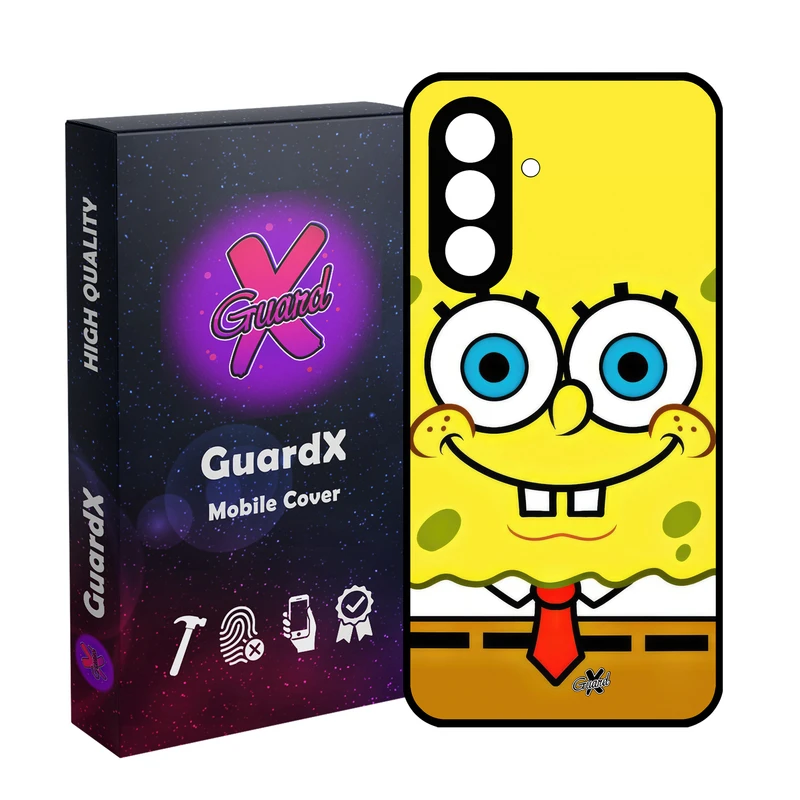 کاور گارد ایکس طرح باب اسفنجی مدل 10637 مناسب برای گوشی موبایل سامسونگ Galaxy S24 FE