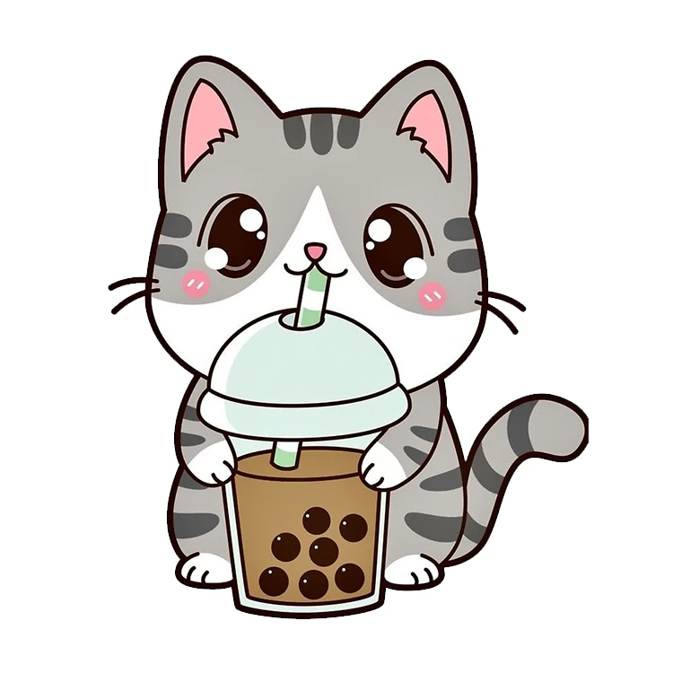 استیکر پارچه و لباس پاد آفرین مدل گربه  کیوت کد 793