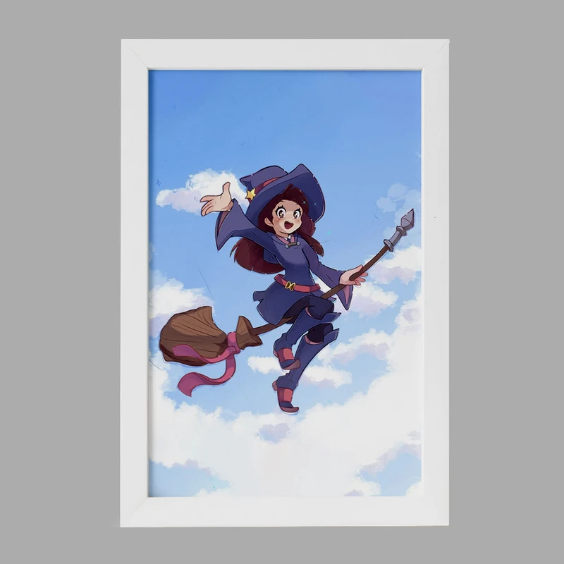 تابلو خندالو مدل اکو انیمه جادوگران کوچک Little Witch Academia  کد 22936