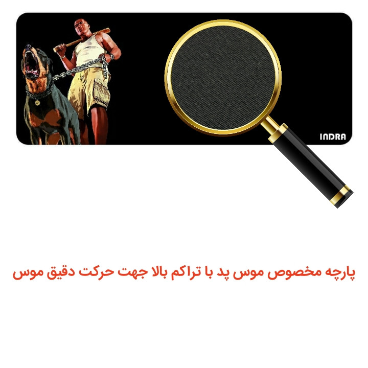 ماوس پد گیمینگ ایندرا مدل GTA