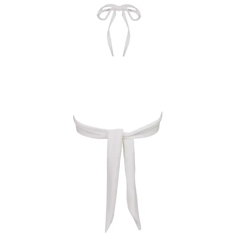 مایو زنانه ماییلدا مدل اسفنجی گره ای کد 4448-458 رنگ سفید