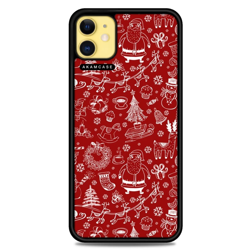 کاور آکام مدل AMC-WA11-CHRISTMAS-20 مناسب برای گوشی موبایل اپل iPhone 11