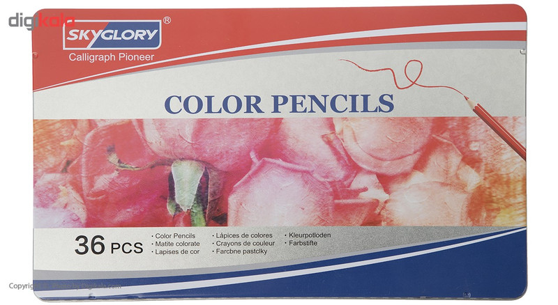 مداد رنگی 36 رنگ اسکای گلوری
