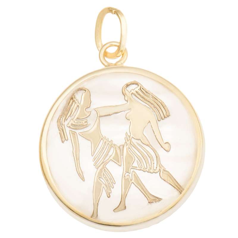 آویز گردنبند طلا 18 عیار ماهک مدل MM0315 طرح ماه تولد خرداد - برج جوزا آویز گردنبند طلا 18 عیار ماهک مدل MM0315 طرح ماه تولد خرداد - برج جوزا