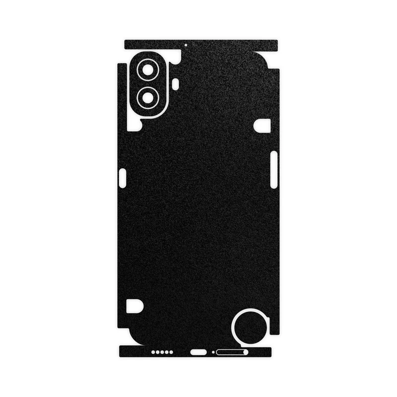 برچسب پوششی ماهوت مدل Black-Suede-FullSkin مناسب برای گوشی موبایل ناتینگ CMF Phone 1