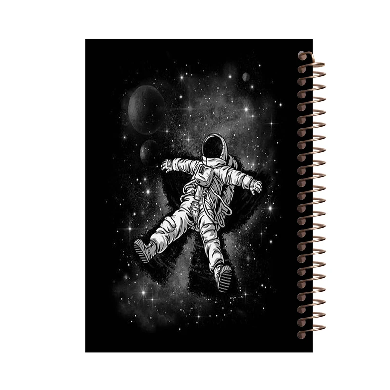 دفتر مشق 80 برگ طرح فضانورد کد J562