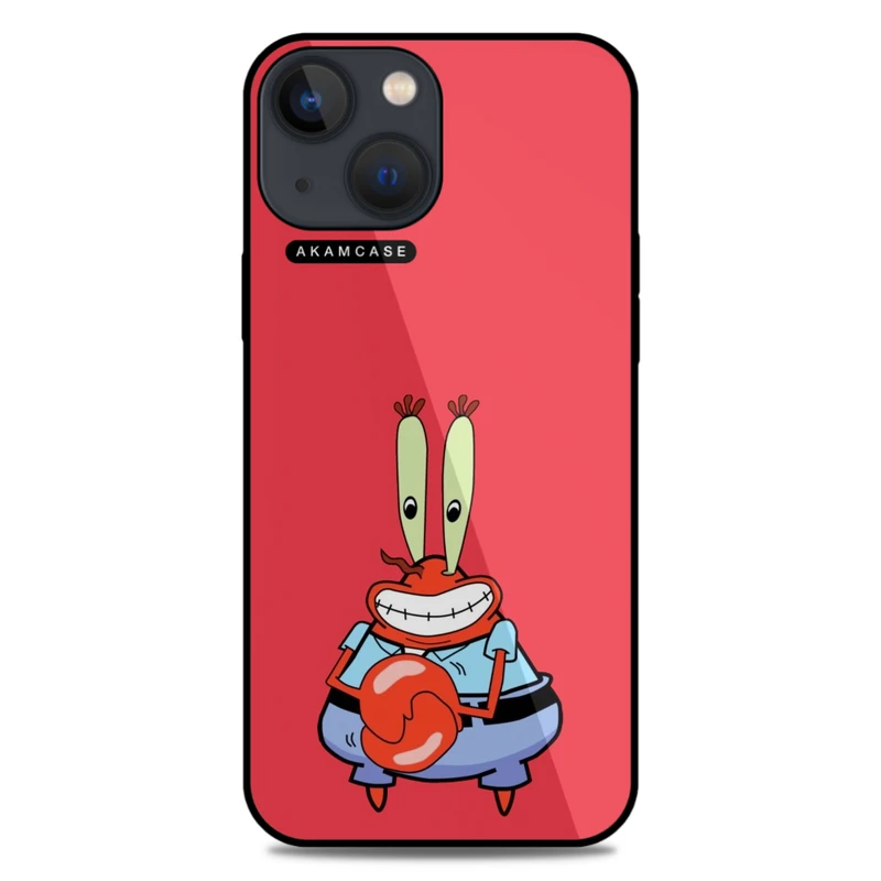 کاور آکام مدل AMC-WA13M-SPONGE BOB2 مناسب برای گوشی موبایل اپل iPhone 13 Mini