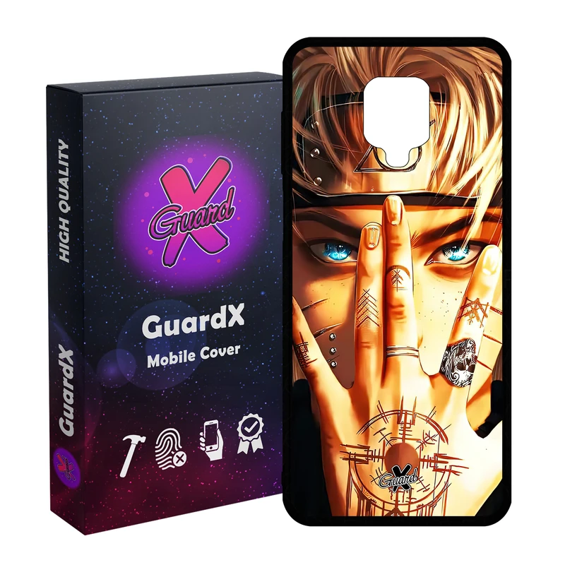 کاور گارد ایکس طرح Naruto Anime مدل Glass10452 مناسب برای گوشی موبایل شیائومی Redmi Note9 Pro/Note 9 Pro Max/Redmi Note 9S/MI Poco M2 Pro